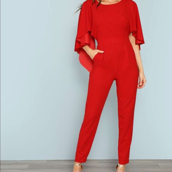 Red jumpsuit - Picture 3 of 8